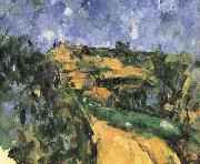 Paul Cezanne weg te gaan painting